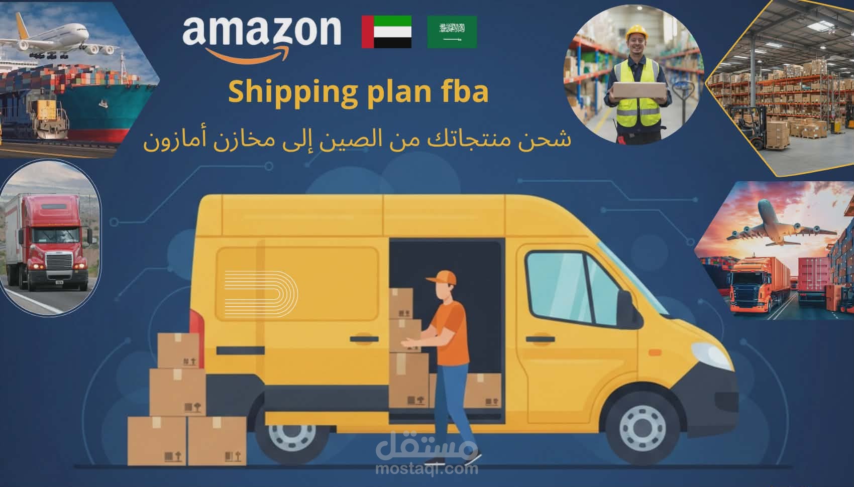 إعداد خطة شحن إحترافية على أمازون FBA