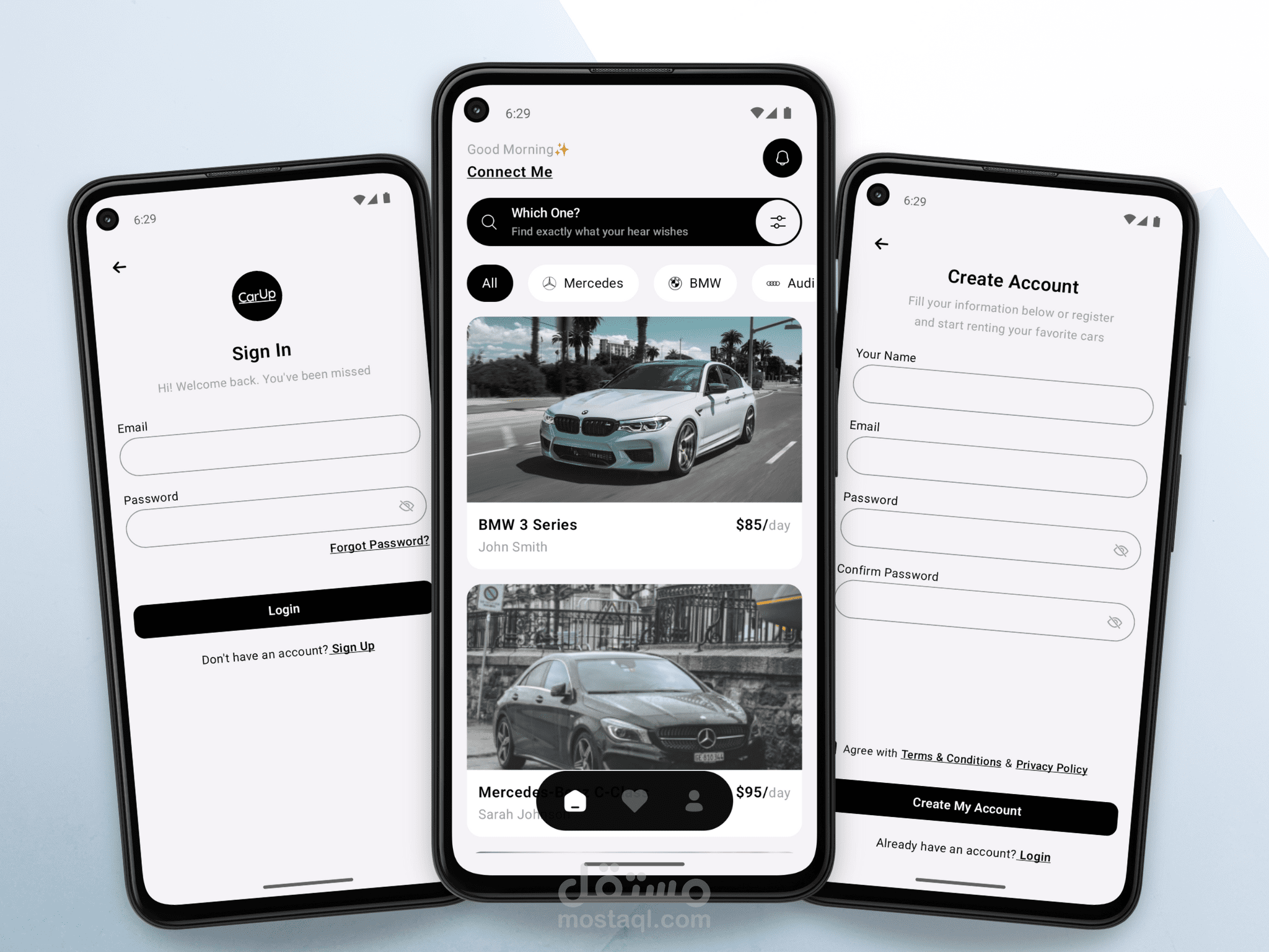 Carup - منصة تأجير السيارات بين الأفراد