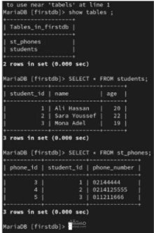 إعداد وإدارة قاعدة بيانات MariaDB