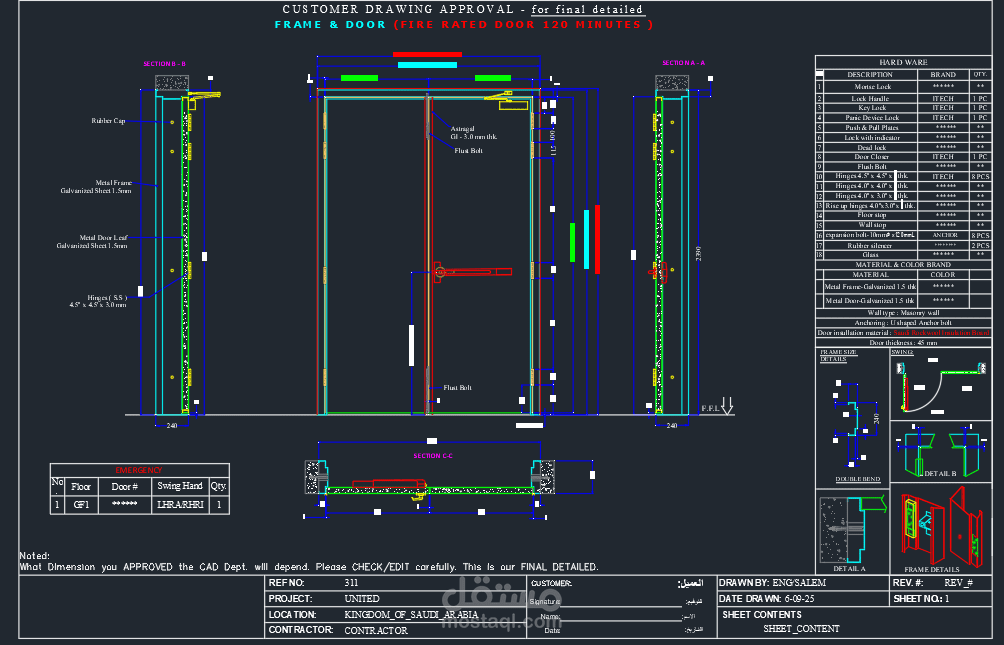 باب مقاوم للحريق