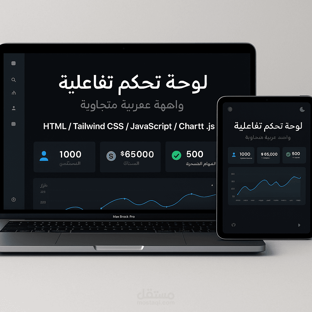 تجربة إدارية متكاملة بواجهة عربية جذابة وذكية