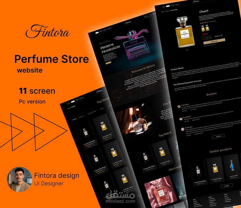 متجر عطور إلكتروني – عطور فاخرة لكل مناسبة