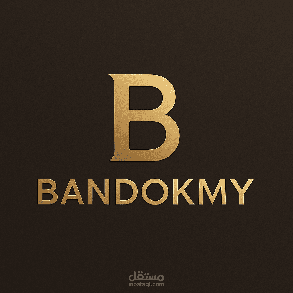 تصميم شعار احترافي لعلامه BANDOKMY