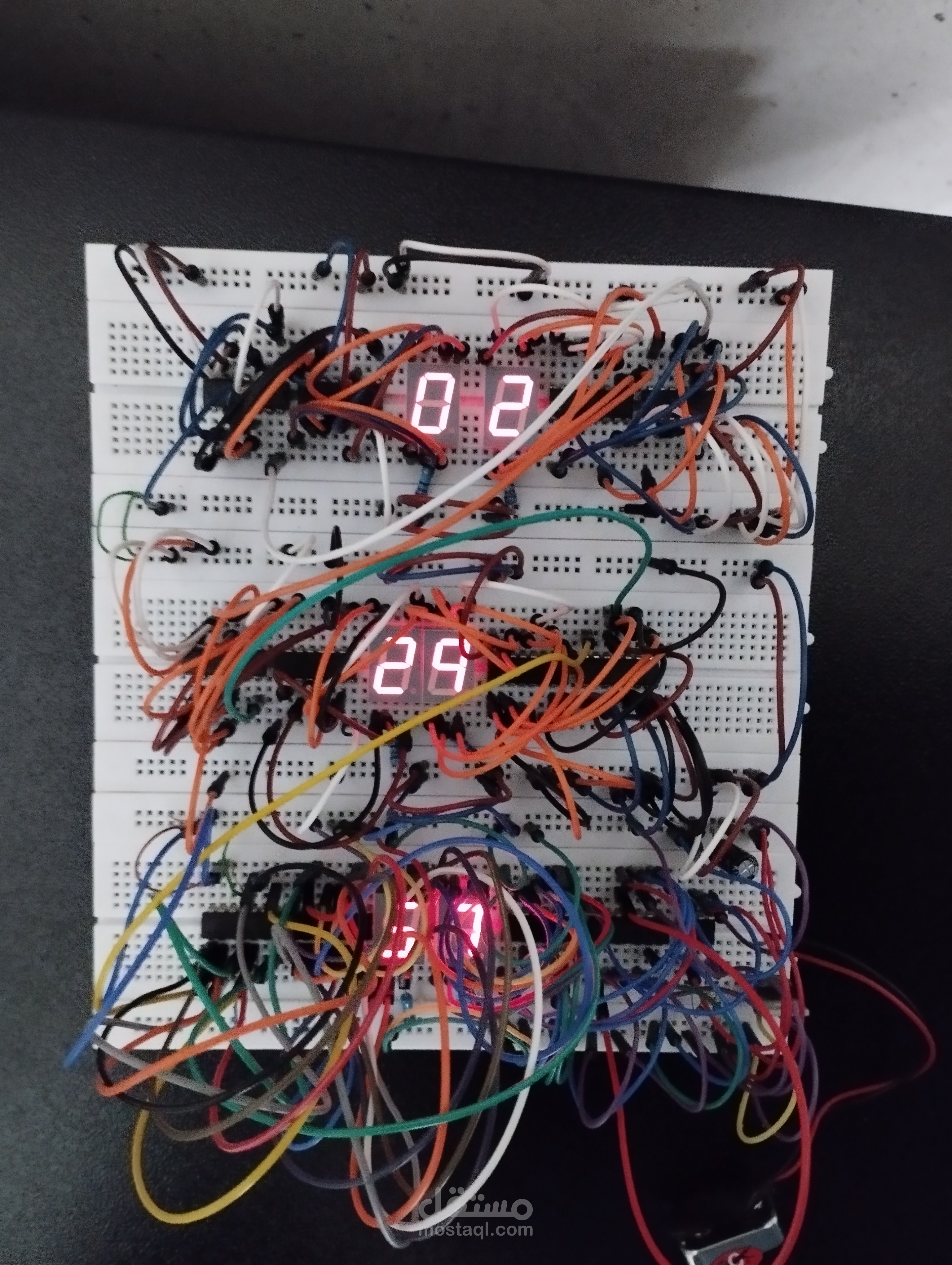 Clock using logic design