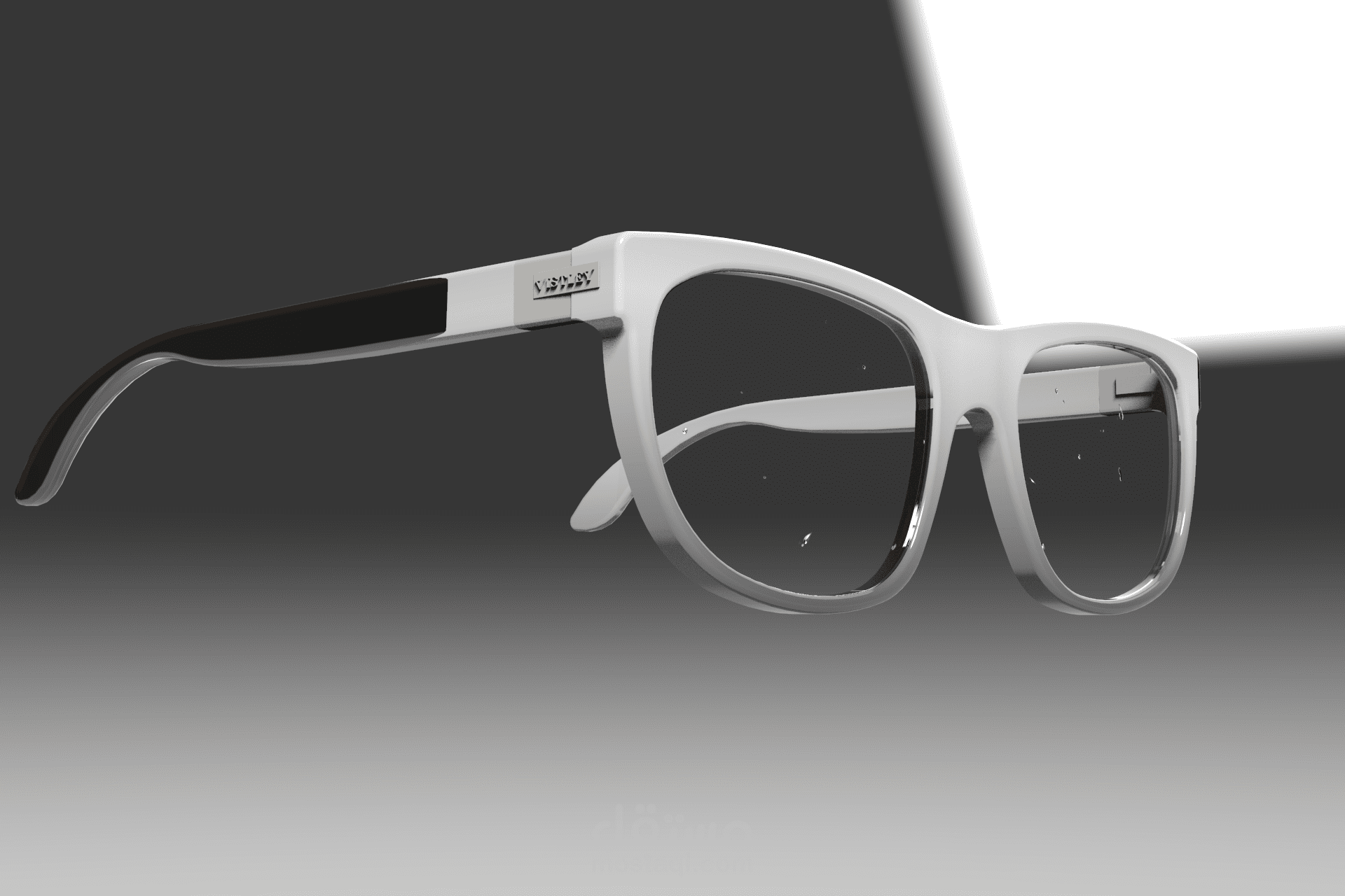 رندر لنظارة باستخدام برنامج الkeyshot