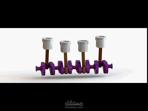 engine with solid works