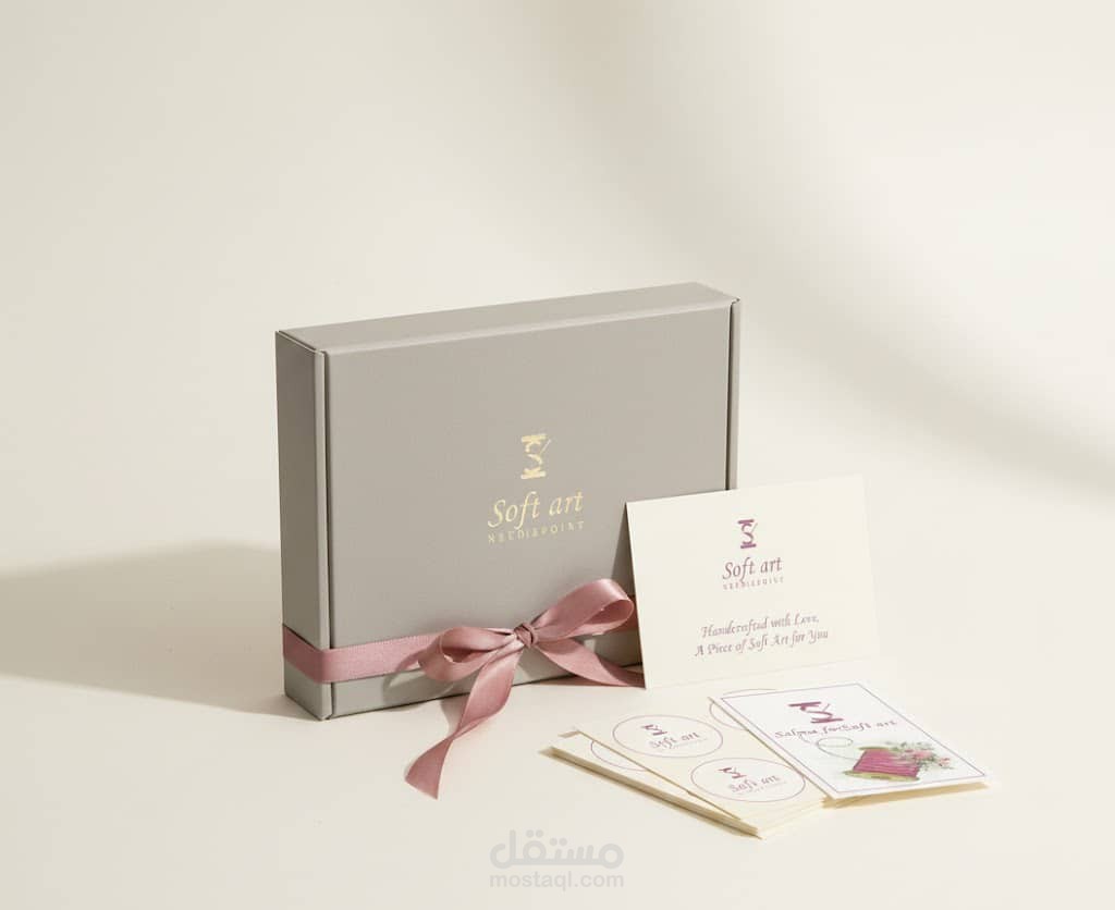 شعار وهويه مشروع تطريز  يدوي