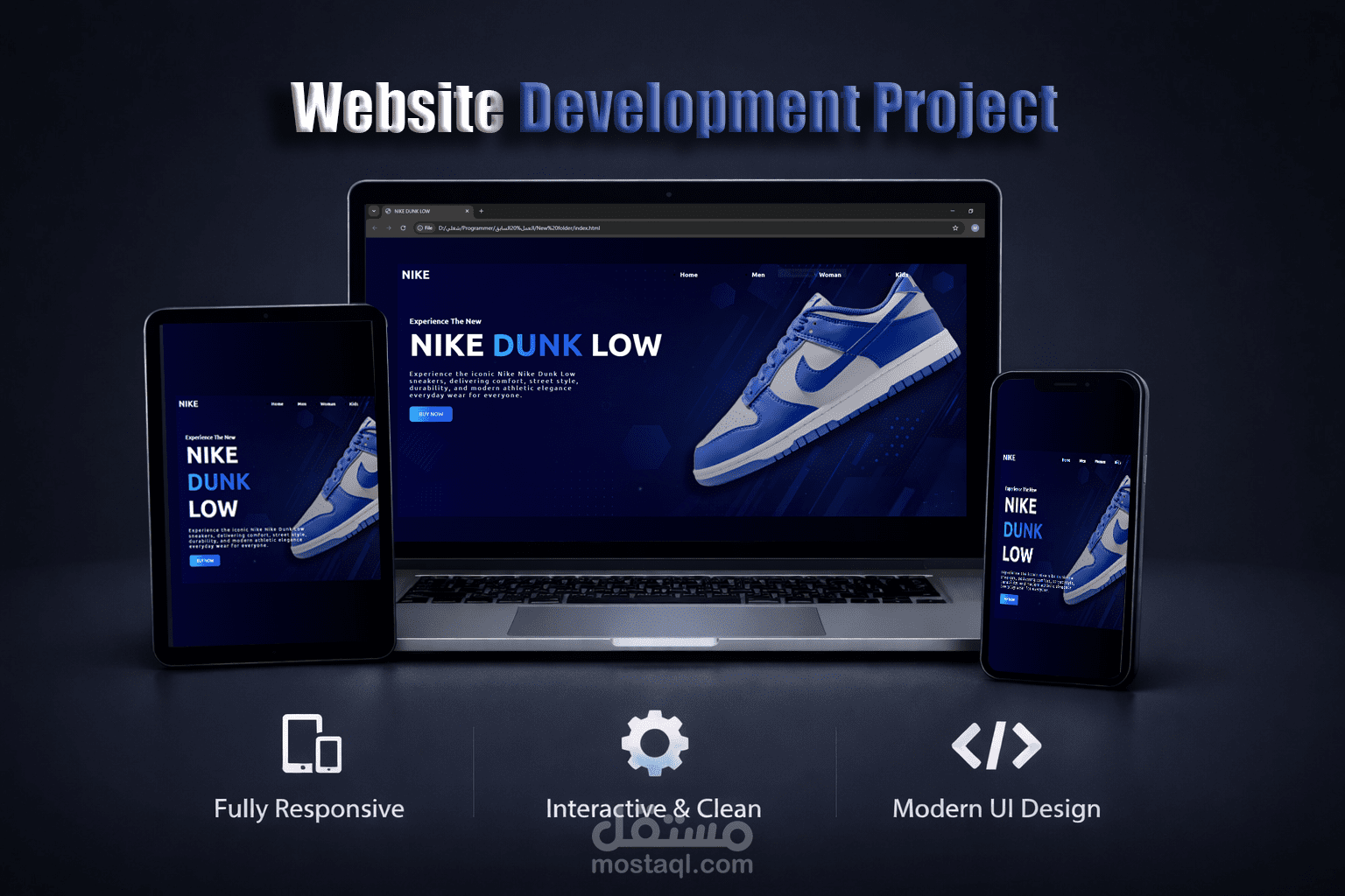 Modern Product Landing Page Design | Clean & Professional UI