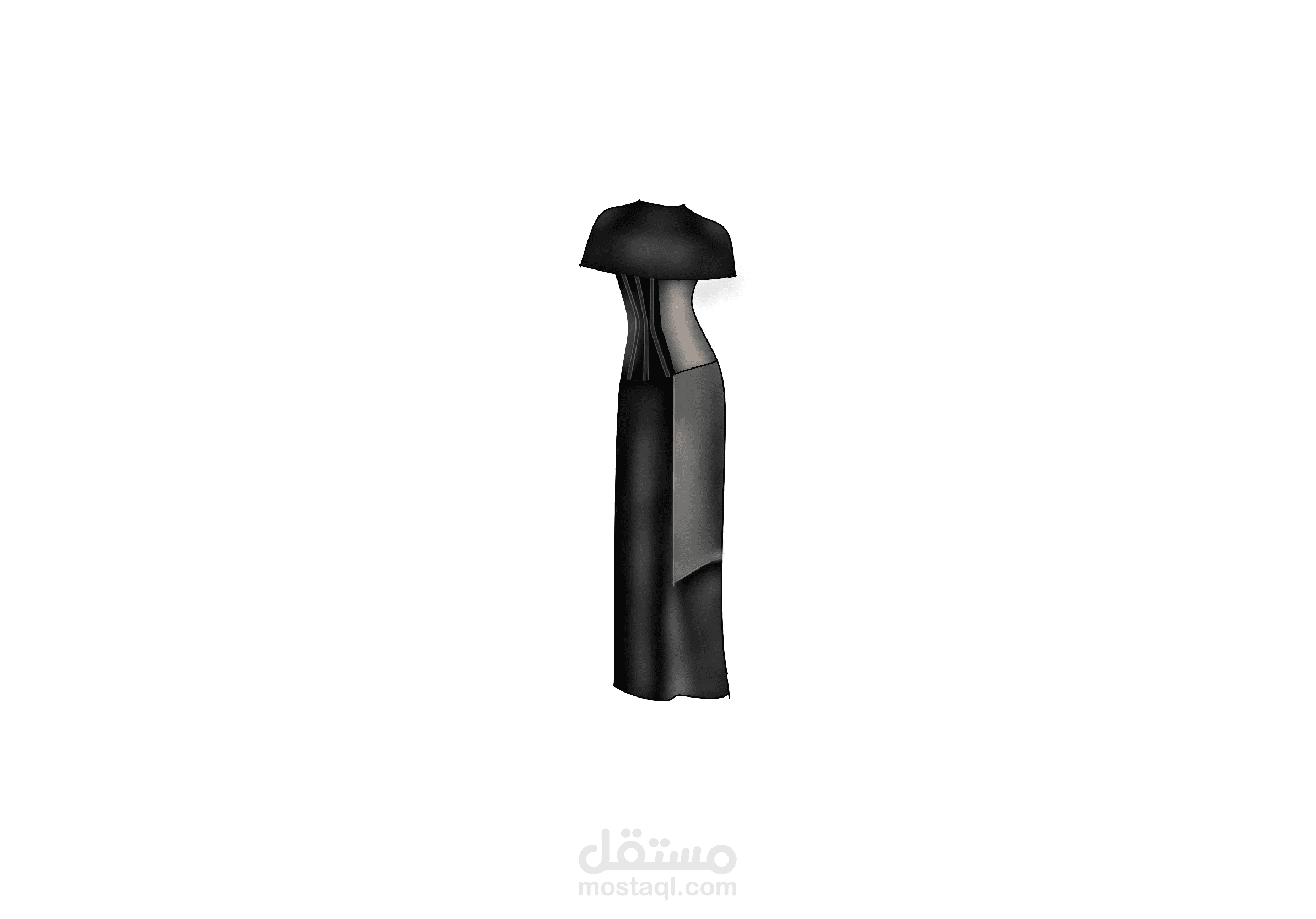 فستان بتصميم Avant garde