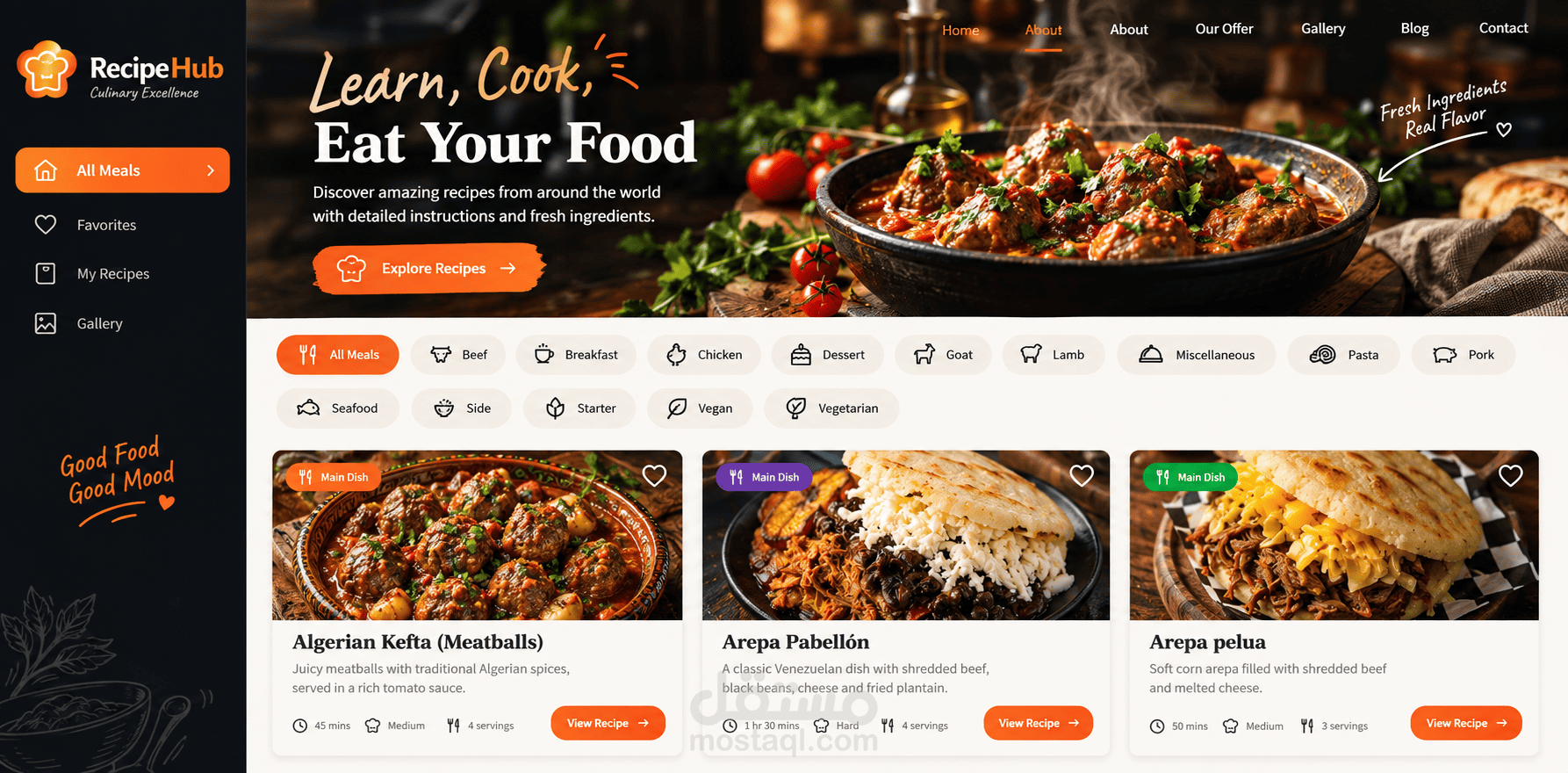Recipe & Meal Discovery App