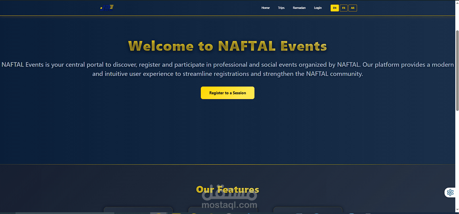 Web Development Intern NAFTAL