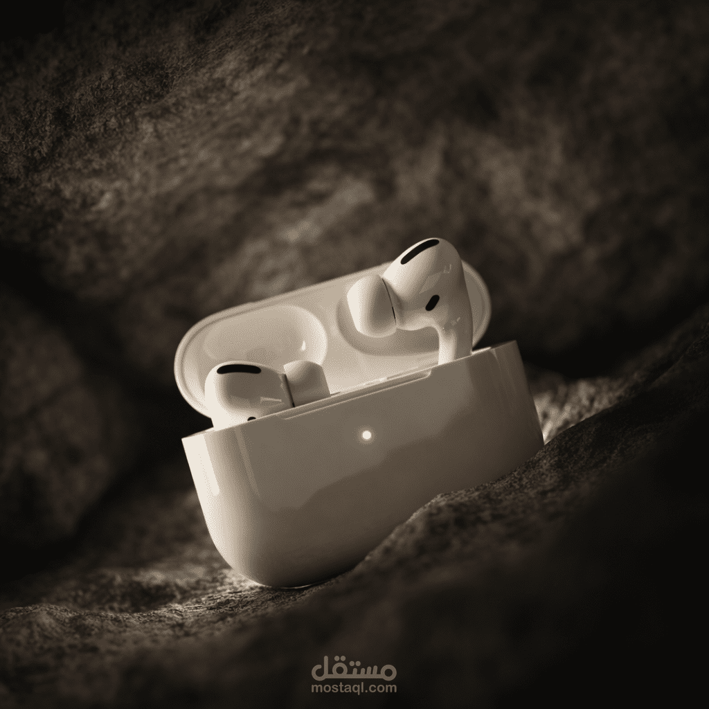3D Product Visualization – AirPods (Blender)