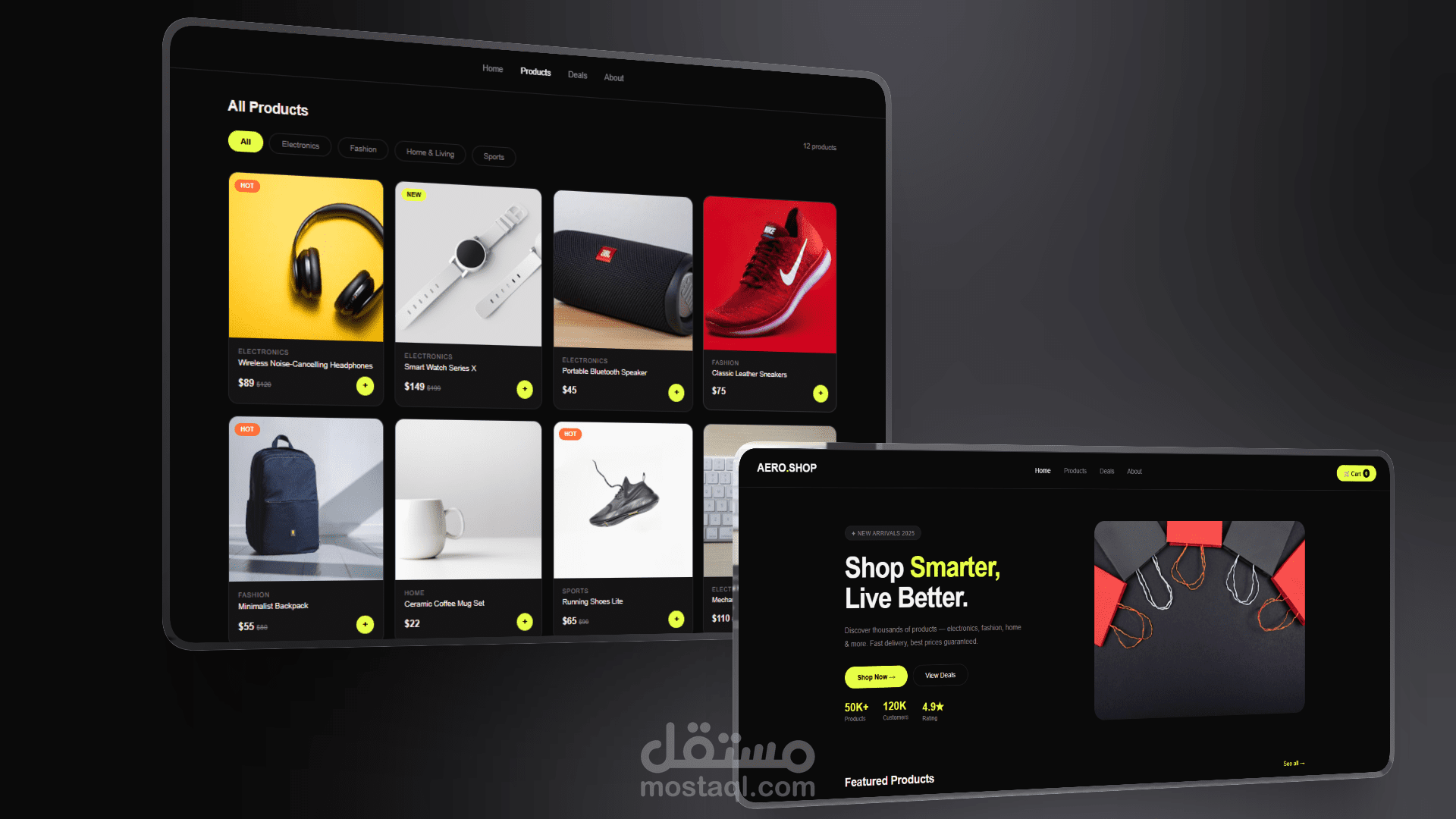 AERO.SHOP - Modern & Interactive E-c