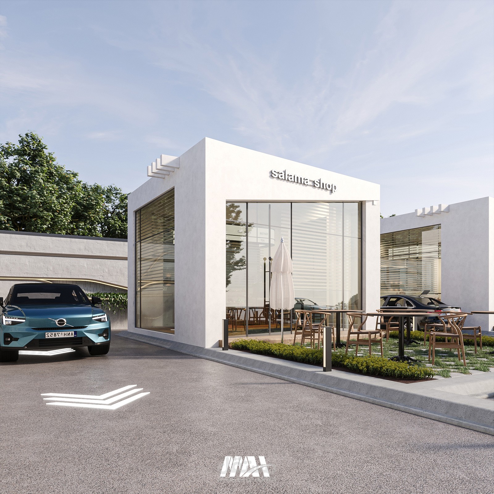 تصميم انشائي ل DRIVE THROUGH