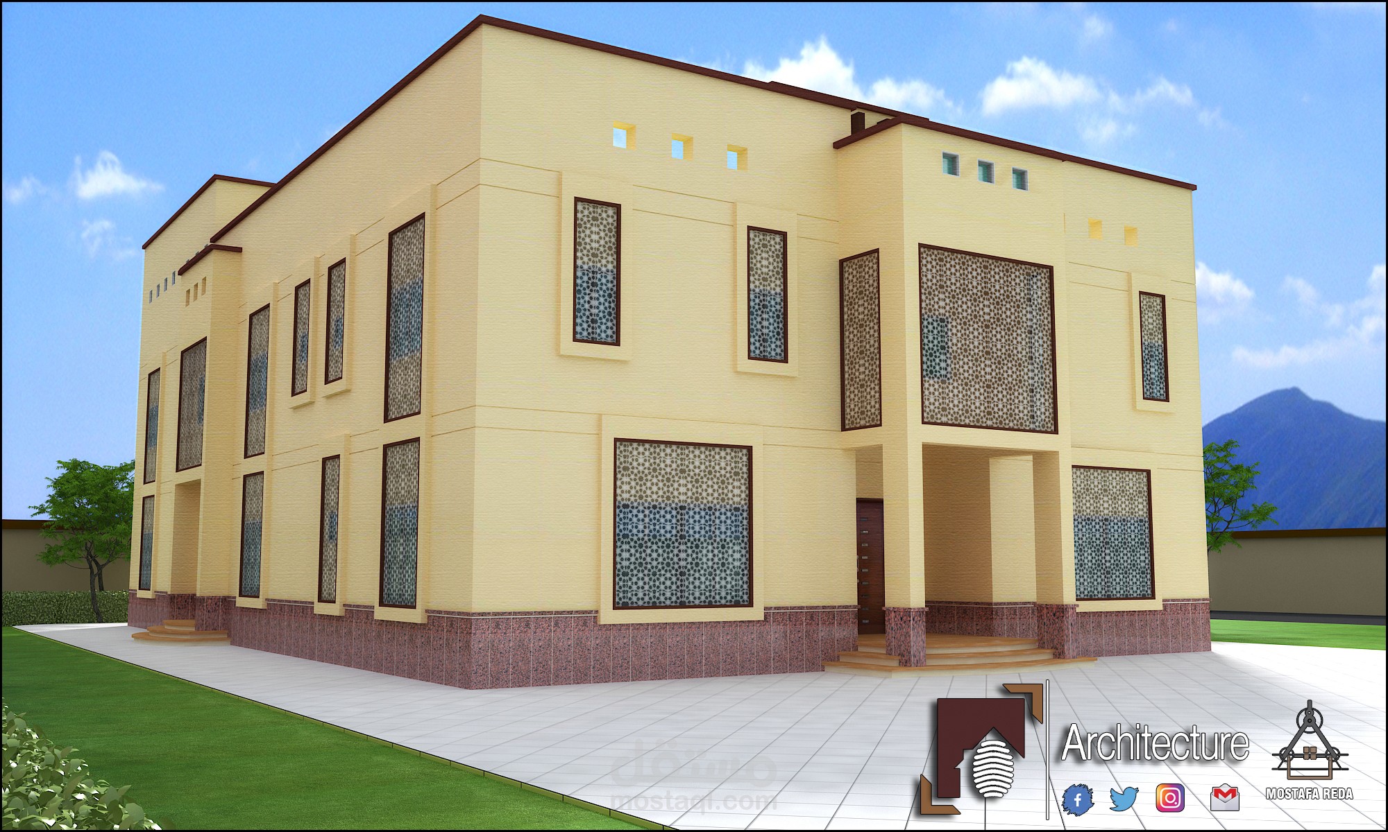 تصميم مشروع فيلا كلاسيك