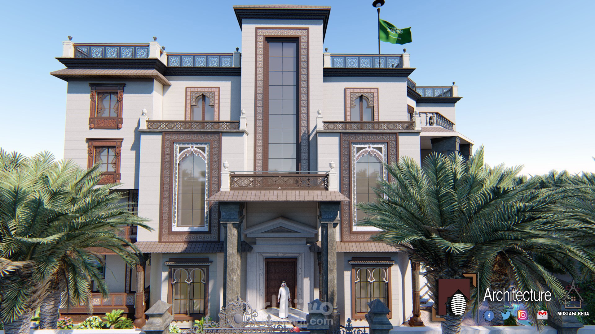 تصميم مشروع قصر تراث اسلامي