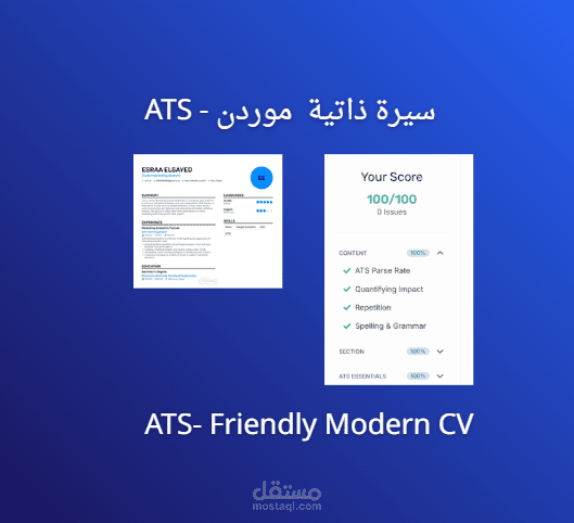 ATS Friendly Modern CV
