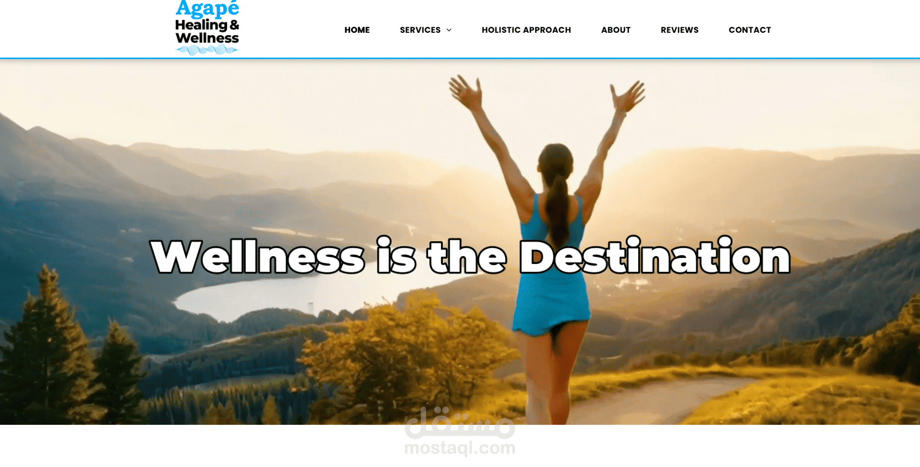 تصميم موقع عيادة Holistic Healing & Health Services باستخدام Duda