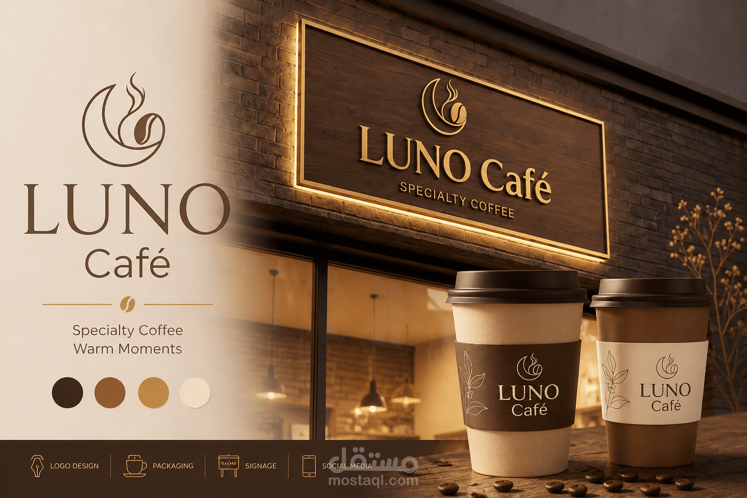 LUNO Café | Brand Identity