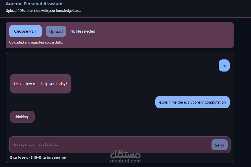 A personal agent help you to understand a file.
