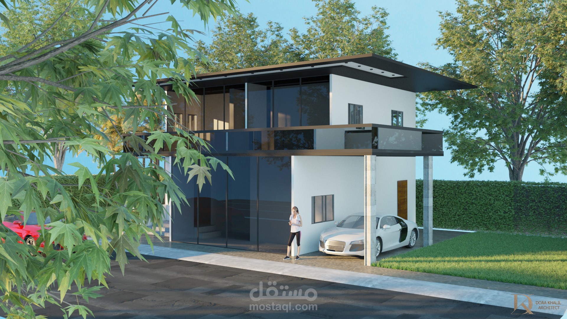 تصميم خارجي لفيلا ..Exerior Design