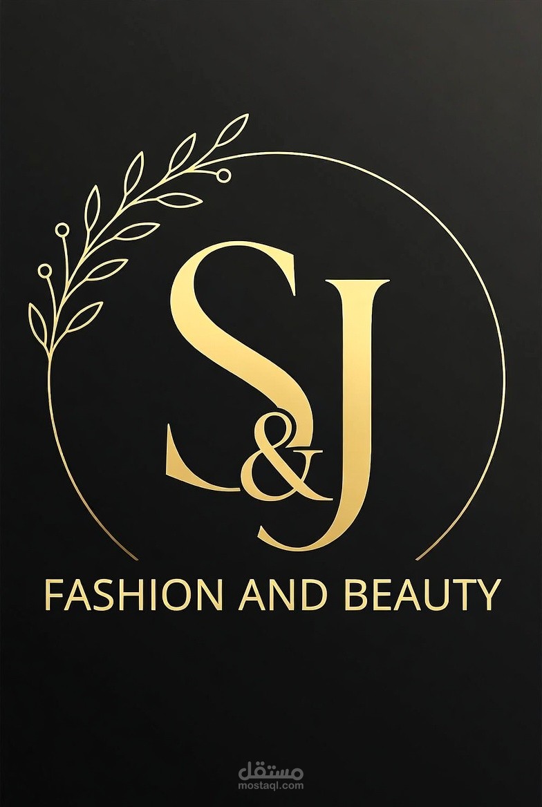 تصميم شعار احترافي لماركة S&J Fashion and Beauty