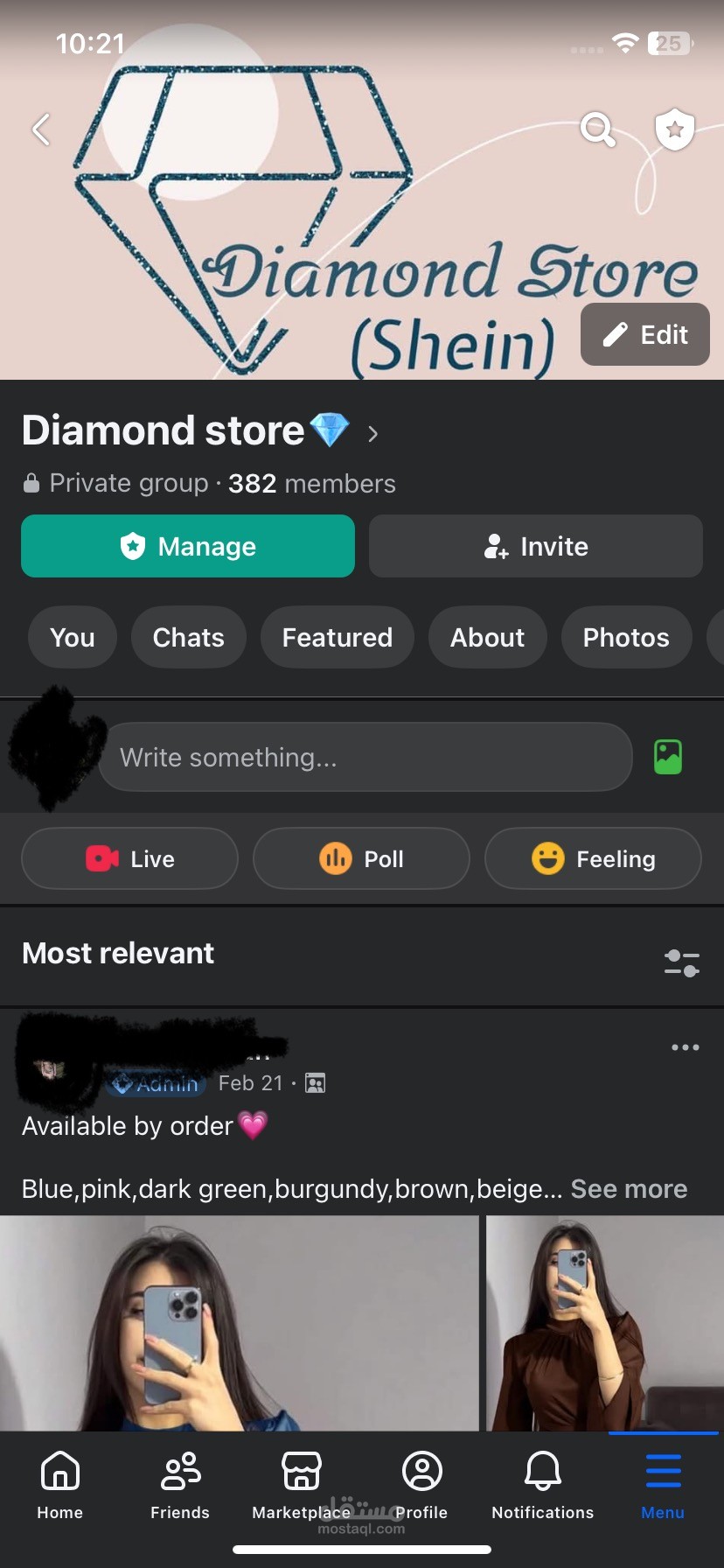 Online selling