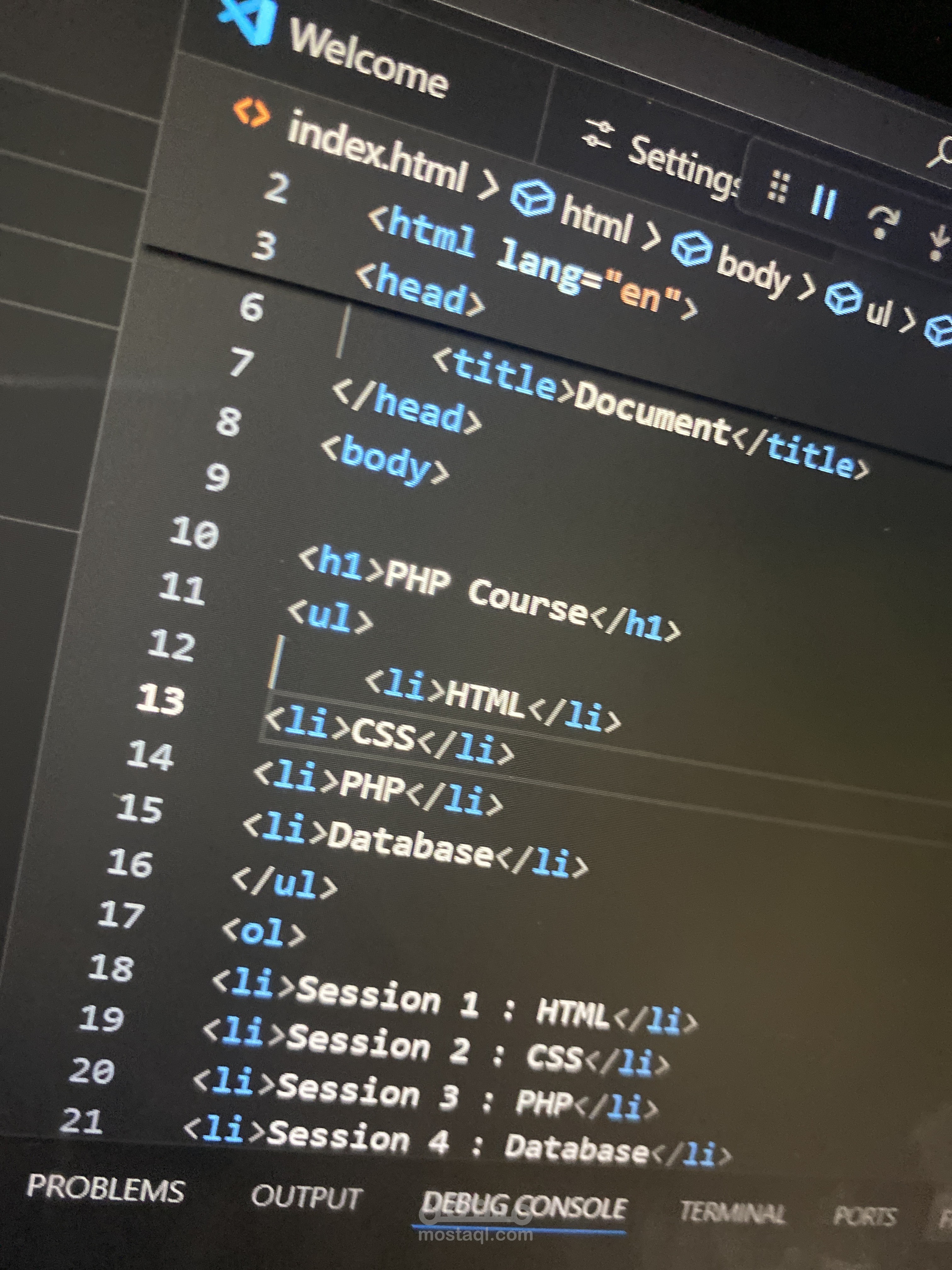 HTML Basics