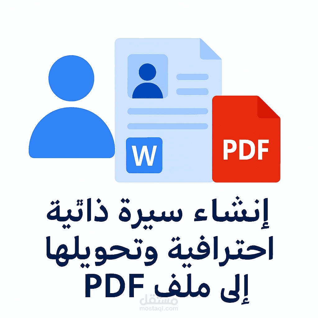 تصميم وكتابة سيرة ذاتية احترافية باللغة الإنجليزية