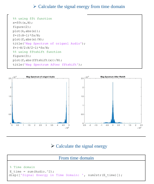 معالجة وتحليل الإشارة الصوتية باستخدام تحويل فورييه والفلترة الرقمية في MATLAB