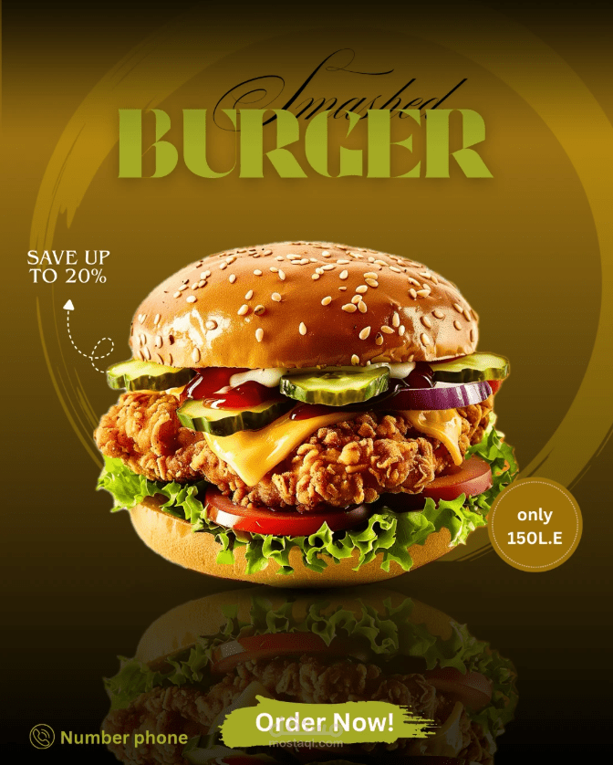 Social media posts (burger)