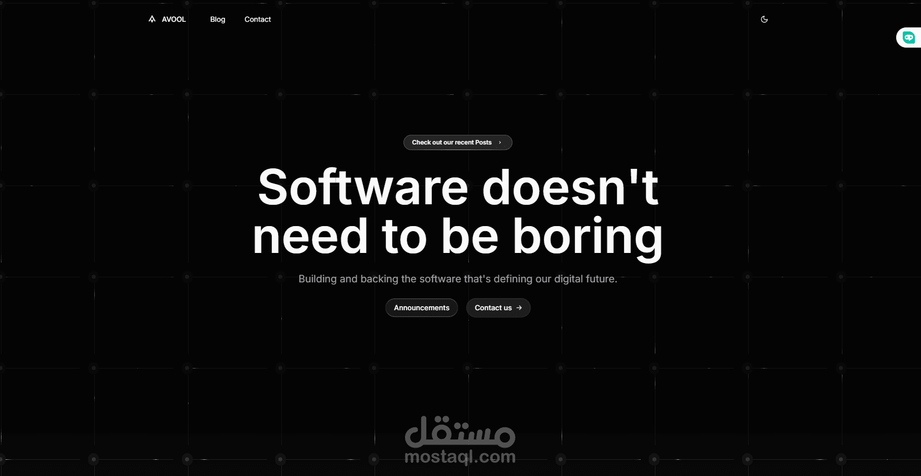 تطوير واجهة أمامية