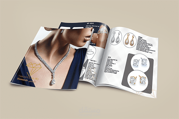 تصميم برفايل  شركة او مؤسسة  menu , magazine , company report