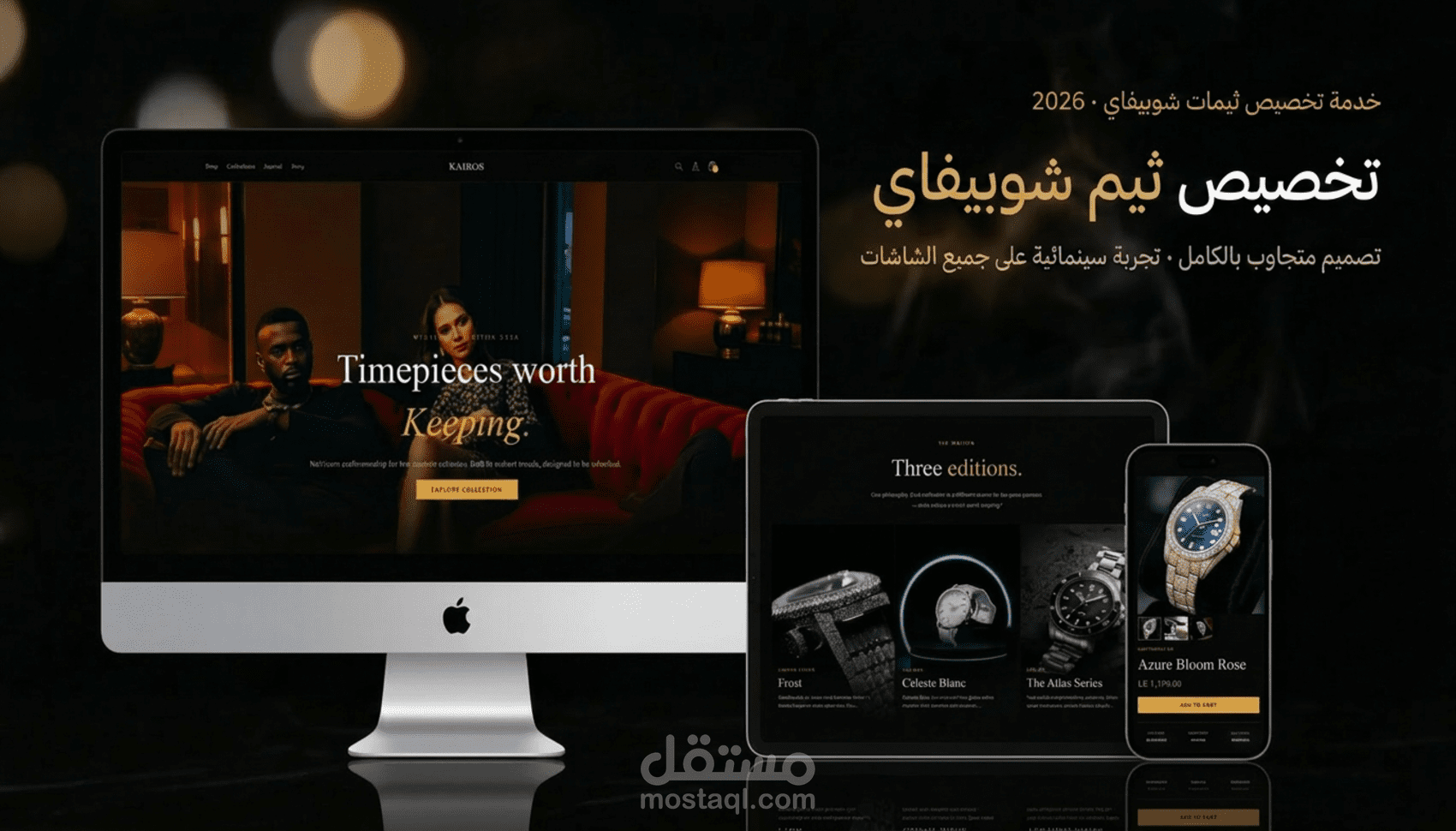 تخصيص ثيم شوبيفاي لبيع المنتجات الفاخرة