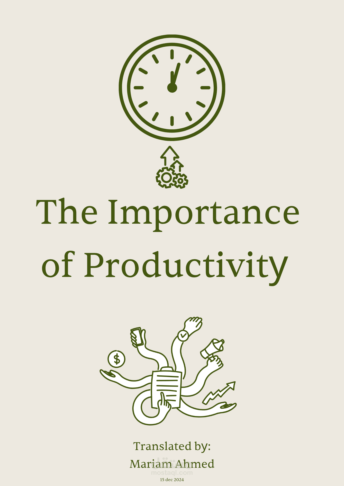 The Importance of Productivity in Personal and Professional Life.EN-AR