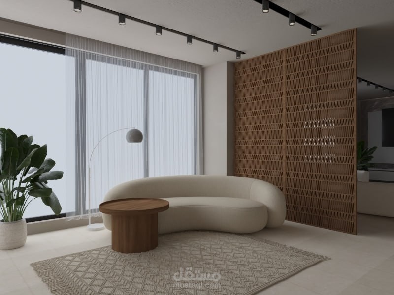 تصميم داخلي  لشقة صغيرة في بيروت