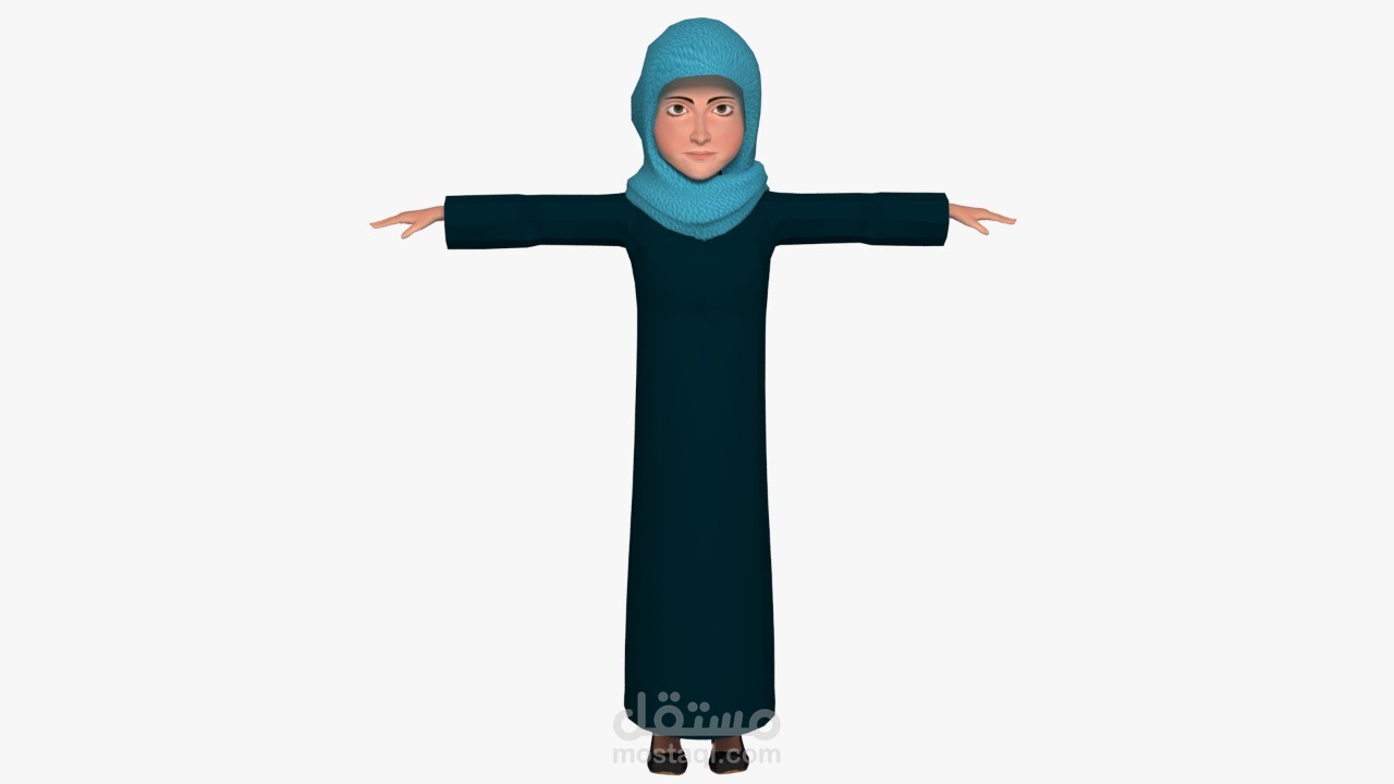 شخصيه كرتونيه 3d