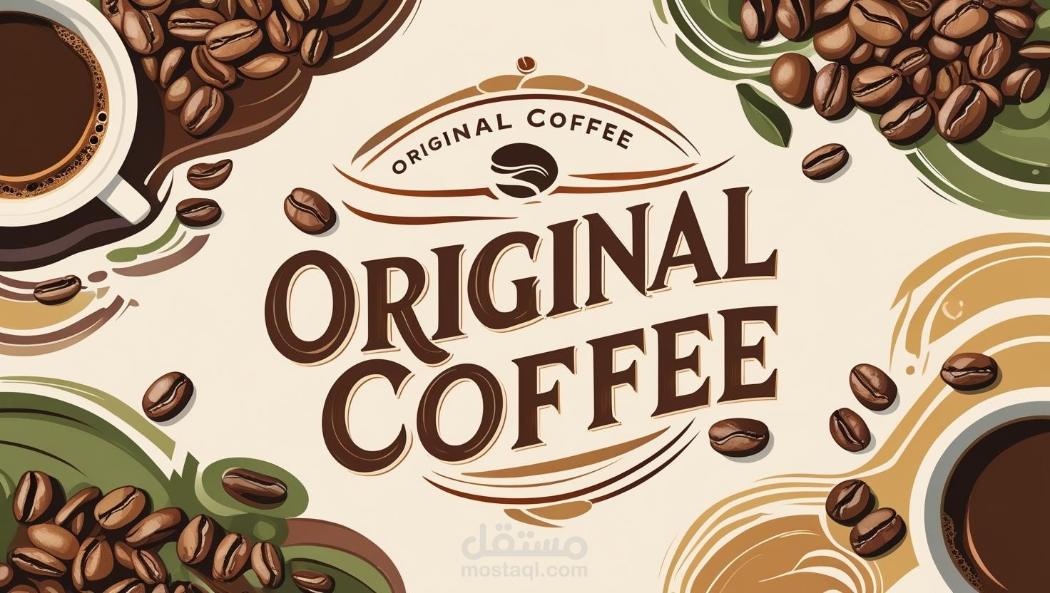 لوجو لشركه قهوه