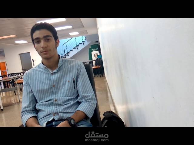 مونتاج و سكريبت لفيديو بحثي بالجامعة