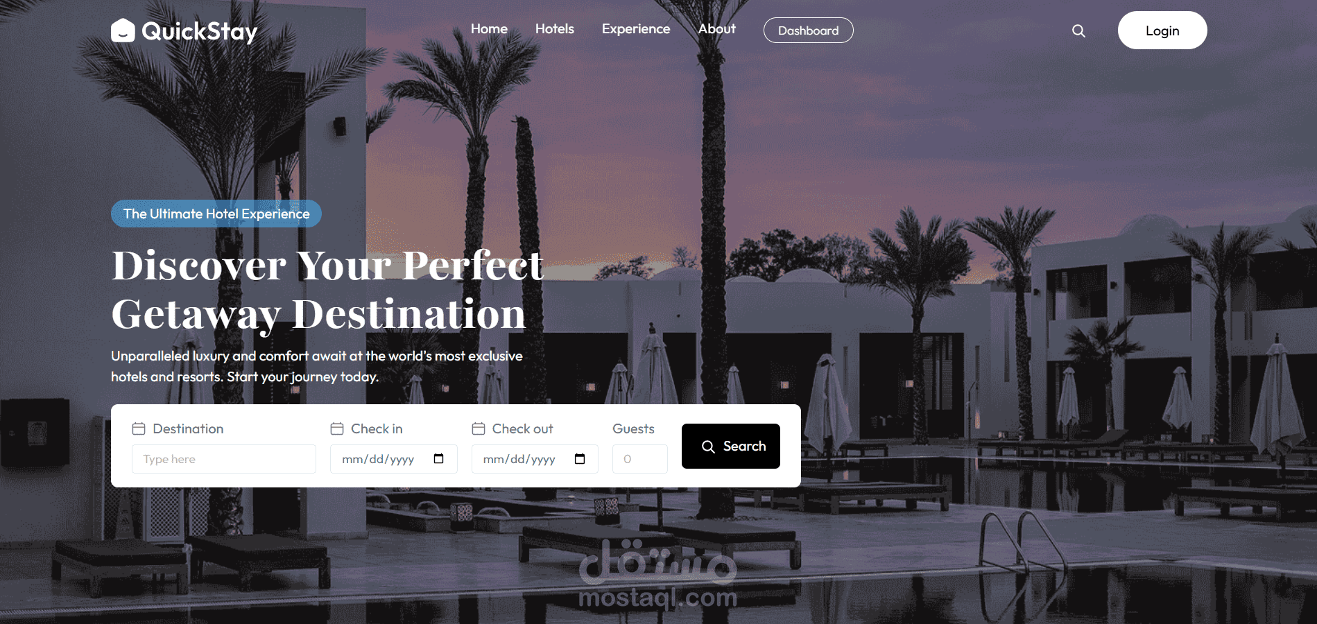 quickStay(hotel booking)
