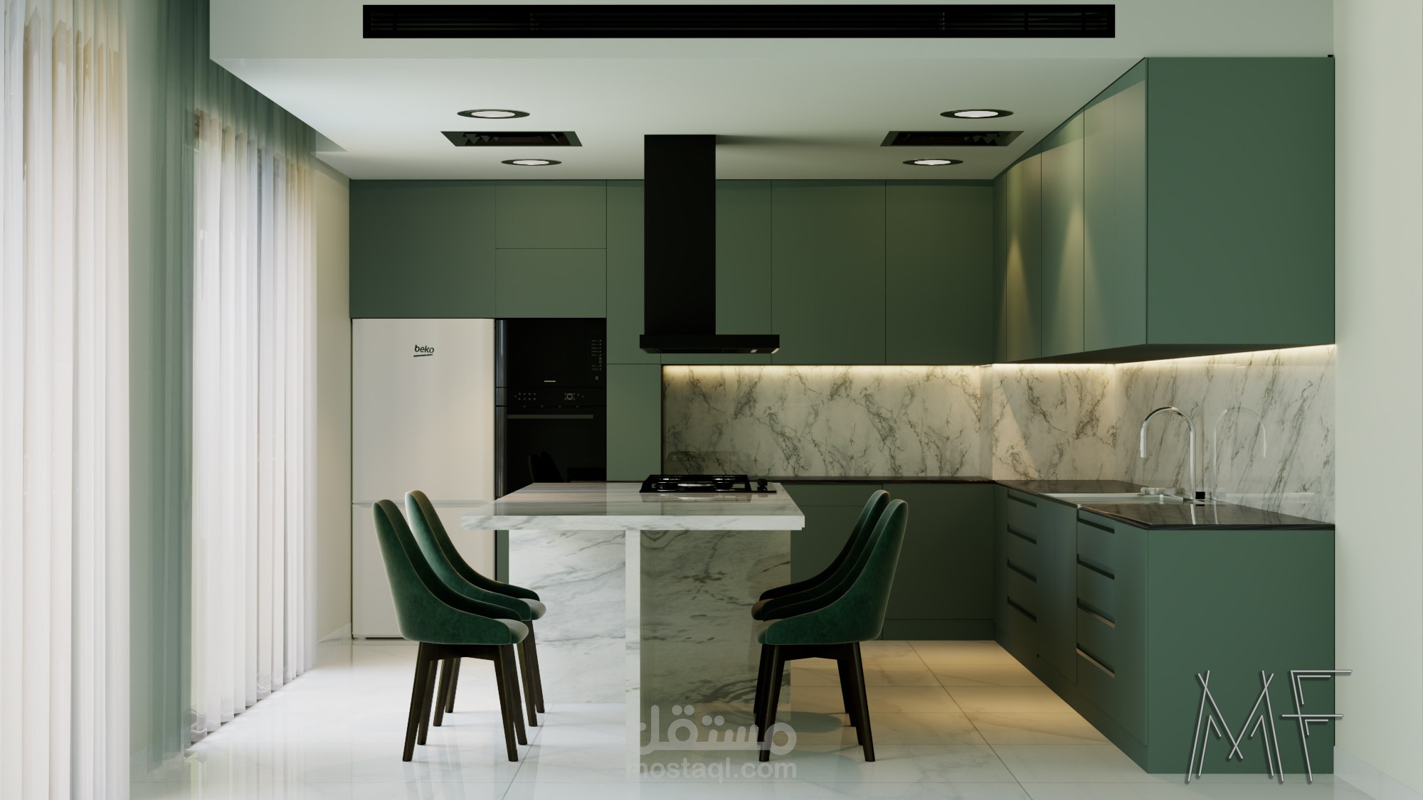 تصميم داخلي-مطبخ