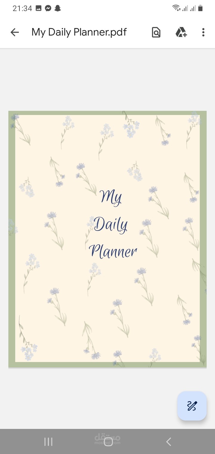 Daily planner