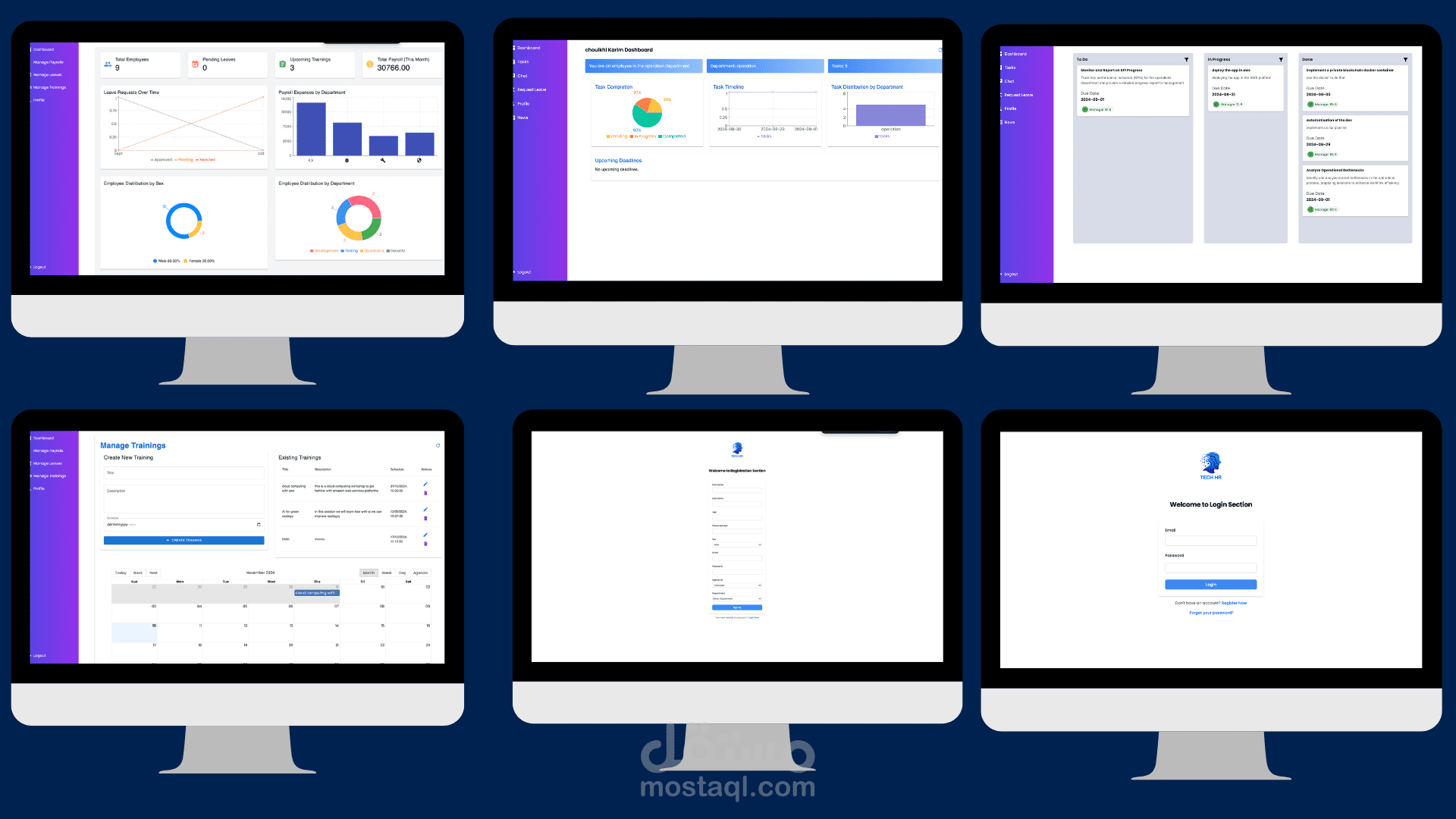 منصة لإدارة وتسهيل التعاون داخل الشركات الناشئة التقنية (IT Startup Management Platform)