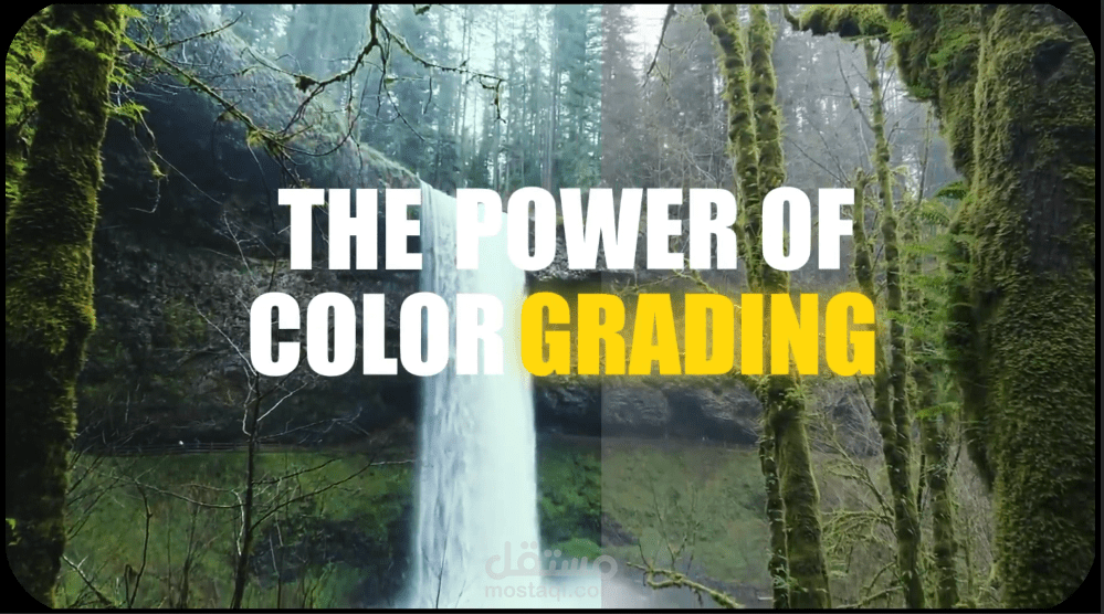 تصحيح وتلوين احترافي للفيديو )Color Correction & Color Grading(