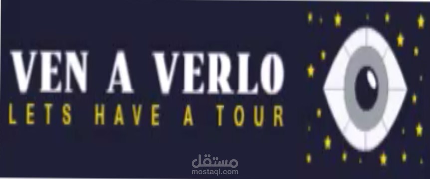 its a logo of ven a verlo means come and see