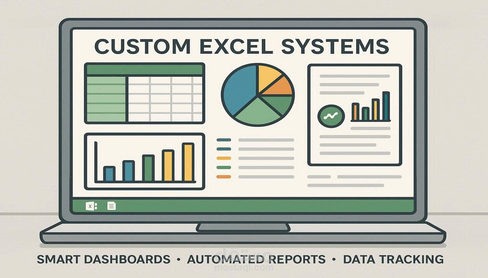 بناء أنظمة Excelو dashboard ذكية لإدارة بياناتك وتتبعها بسهولة