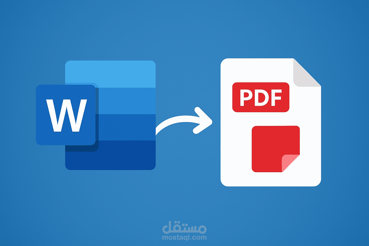 تحويل ملف word لي PDF أو العكس