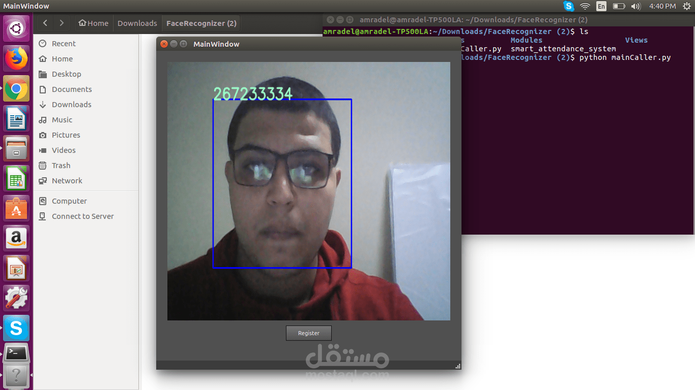 Face recognition with open cv