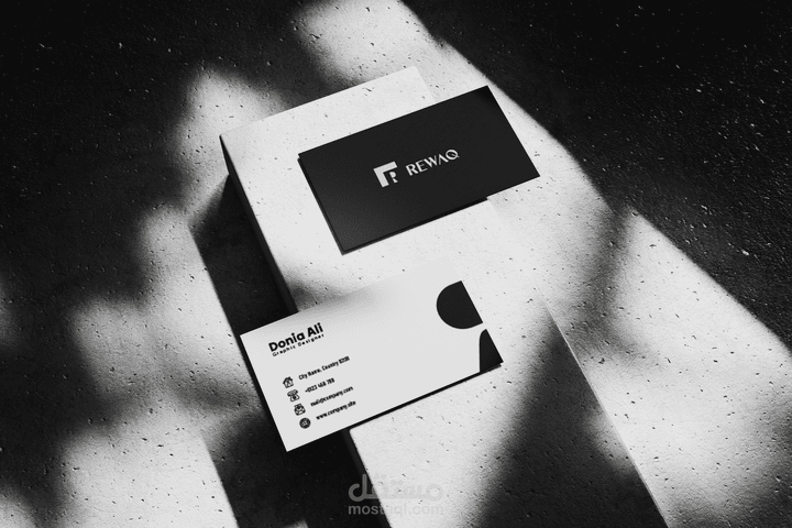 تصميم شعار وهوية بصرية احترافية لشركة رواق العقارية