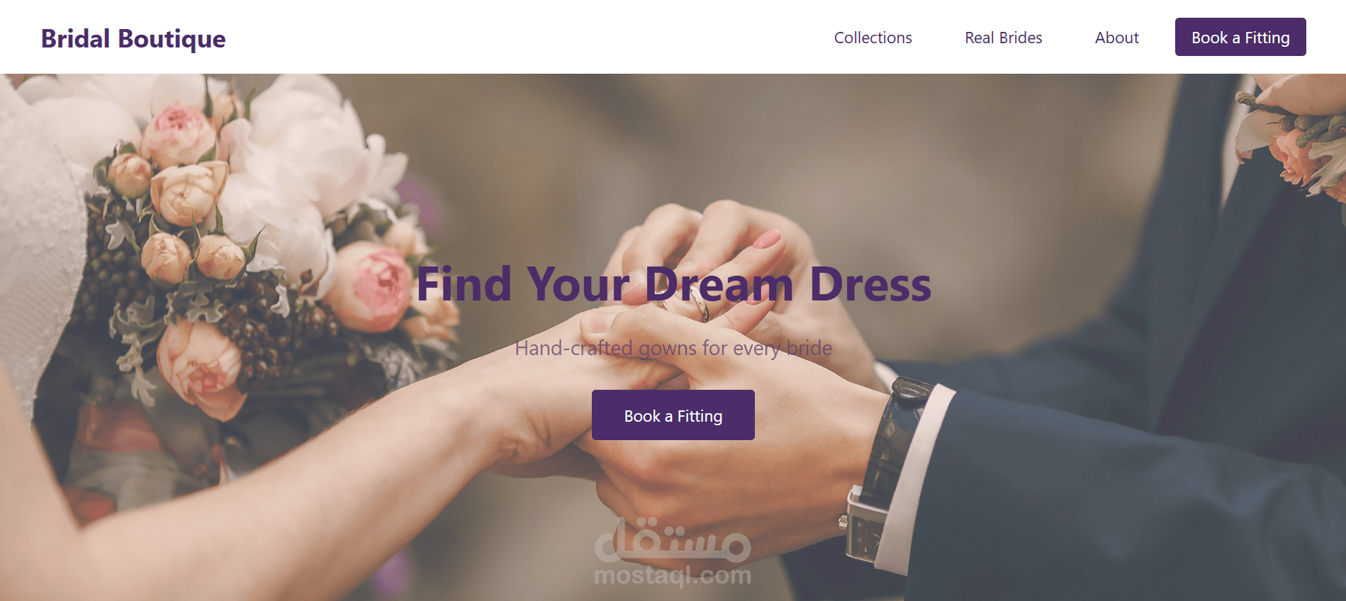 Bridal Boutique - موقع لشراء فساتين الزفاف